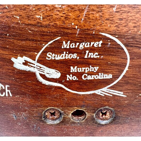 Handmade Margaret Studios Wooden Rooster Chicken Toothpick Holder Cottagecore - Picture 5 of 7